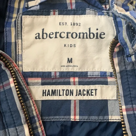 Abercrombie Kids plaid Hamilton jacket - Picture 2 of 6